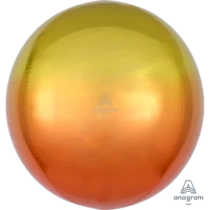 15" YELLOW & ORANGE OMBRE ORBZ