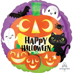 18" HAPPY HALLOWEEN FRIENDS HX
