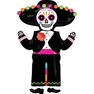DAY OF THE DEAD SKELETON SUPER SHAPE