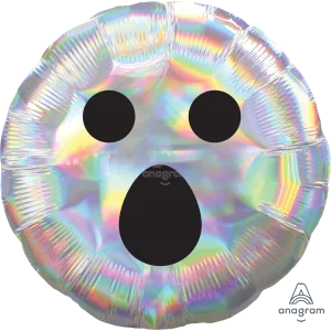 18" IRIDESCENT GHOST FACE HOLOGRAPHIC