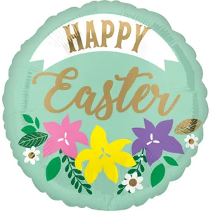 18' HAPPY EASTER MINT GREEN VLP