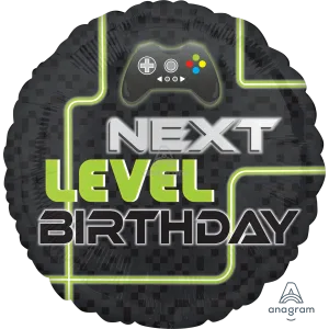 18" LEVEL UP BIRTHDAY HX