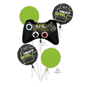 LEVEL UP BIRTHDAY BOUQUET OF BALLOONS