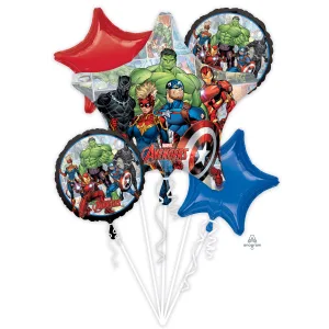 AVENGERS MARVEL POWERS UNITE BOUQUET OF BALLOONS 
