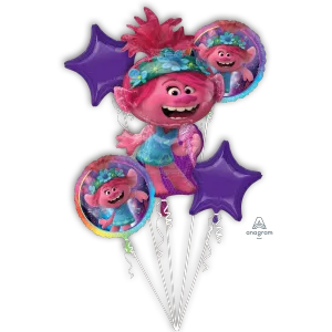 TROLLS WORLD TOUR BOUQUET OF BALLOONS