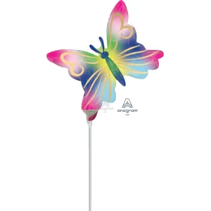 SATIN WATERCOLOR BUTTERFLY MINI SHAPE 