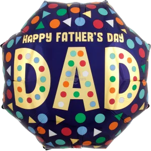 22" HAPPY FATHER'S DAY DAD SUPER SHAPE 