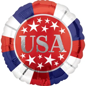18" RED, WHITE, BLUE USA VLP