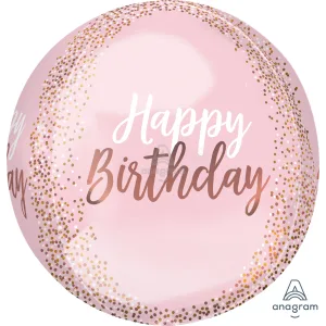 15" BLUSH BIRTHDAY ORBZ 