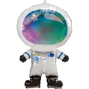 IRIDESCENT ASTRONAUT HOLOGRAPHIC SUPER SHAPE 