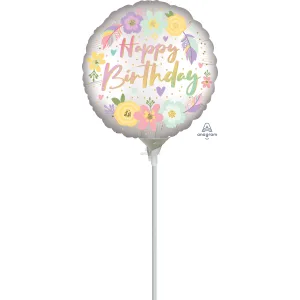 BOHO BIRTHDAY SATIN FLOWERS MINI 