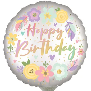 BOHO BIRTHDAY SATIN FLOWERS MICRO 