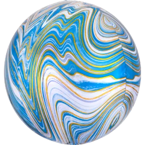 15" BLUE MARBLEZ ORBZ