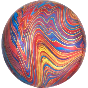 15" COLORFUL MARBLEZ ORBZ