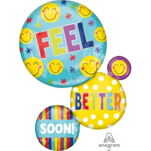FEEL BETTER SOON BUBBLES SUPER SHAPE 