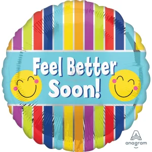 18" FEEL BETTER SOON STRIPES HX 