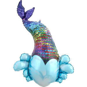 MERMAID SEQUIN TAIL SUPER SHAPE
