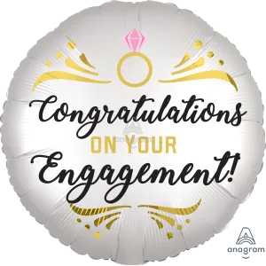 18" ENGAGEMENT SATIN