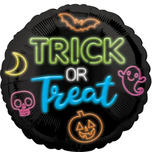 18" NEON TRICK OR TREAT HX