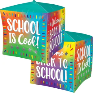 15" OMBRE BACK TO SCHOOL CUBEZ