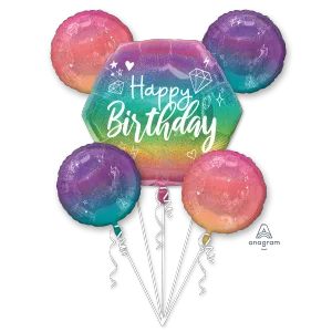 SPARKLE BIRTHDAY BOUQUET OF BALLOONS