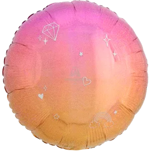 18" SPARKLE OMBRE HOLOGRAPHIC
