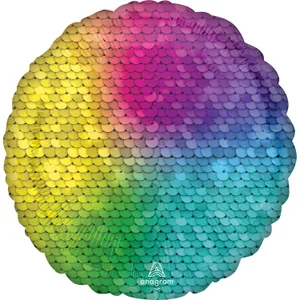18" RAINBOW JEWEL SEQUINS HX