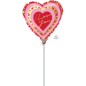 I LOVE YOU PRETTY HEARTS MICRO
