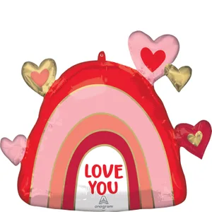 LOVE YOU RAINBOW SHAPE