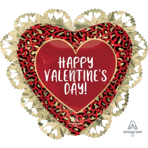 ANIMAL PRINT HAPPY VALENTINE'S DAY INTRICATES