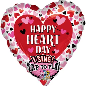 29" HAPPY HEART DAY HEARTS SING-A-TUNE