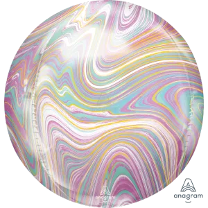 15" MARBLEZ PASTEL ORBZ