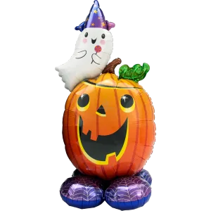 PUMPKIN AND GHOST AIRLOONZ LARGE