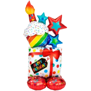 STACKED BIRTHDAY ICONS AIRLOONZ LARGE