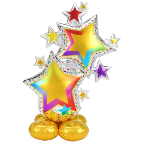 COLORFUL STAR CLUSTER AIRLOONZ LARGE