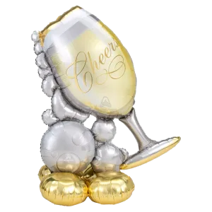 BUBBLY WINE GLASS AIRLOONZ LARGE