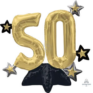 CELEBRATE 50 CONSUMER INFLATED MULTI-BALLOON