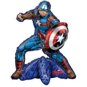 AVENGERS CAPTAIN AMERICA CONSUMER INFLATED MULTI-BALLOON