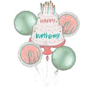 HAPPY CAKE DAY BOUQUET OF BALLOONS