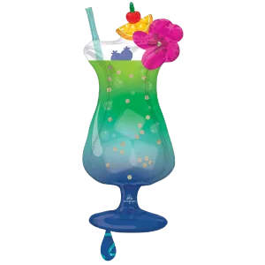 TROPICAL BLUE HAWAIIAN DRINK SUPER SHAPE