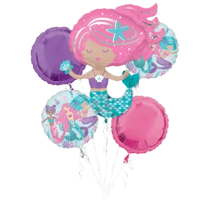 SHIMMERING MERMAID BOUQUET OF BALLOONS