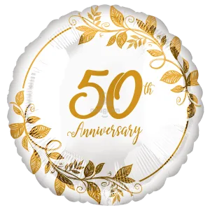 18" HAPPY 50TH ANNIVERSARY HX