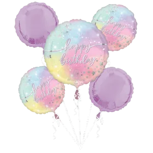 LUMINOUS BIRTHDAY BOUQUET OF BALLOONS