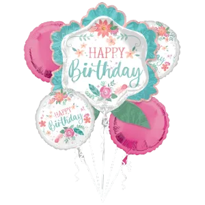 FREE SPIRIT BIRTHDAY BOUQUET OF BALLOONS