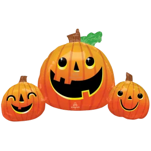 SMILEY PUMPKIN TRIO SUPER SHAPE