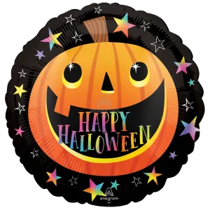 18" SMILEY HALLOWEEN PUMPKIN HX