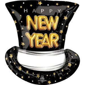 POP CLINK CHEERS NEW YEAR TOP HAT SUPER SHAPE