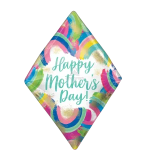17" HAPPY MOTHER'S DAY PAINTED RAINBOWS ANGLEZ