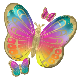 COLORFUL BUTTERFLIES SUPER SHAPE
