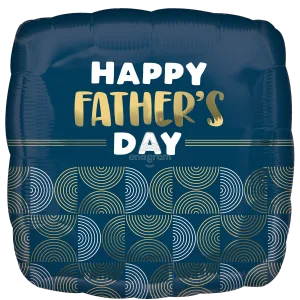 18" HAPPY FATHER'S DAY RIBBED LINES HX